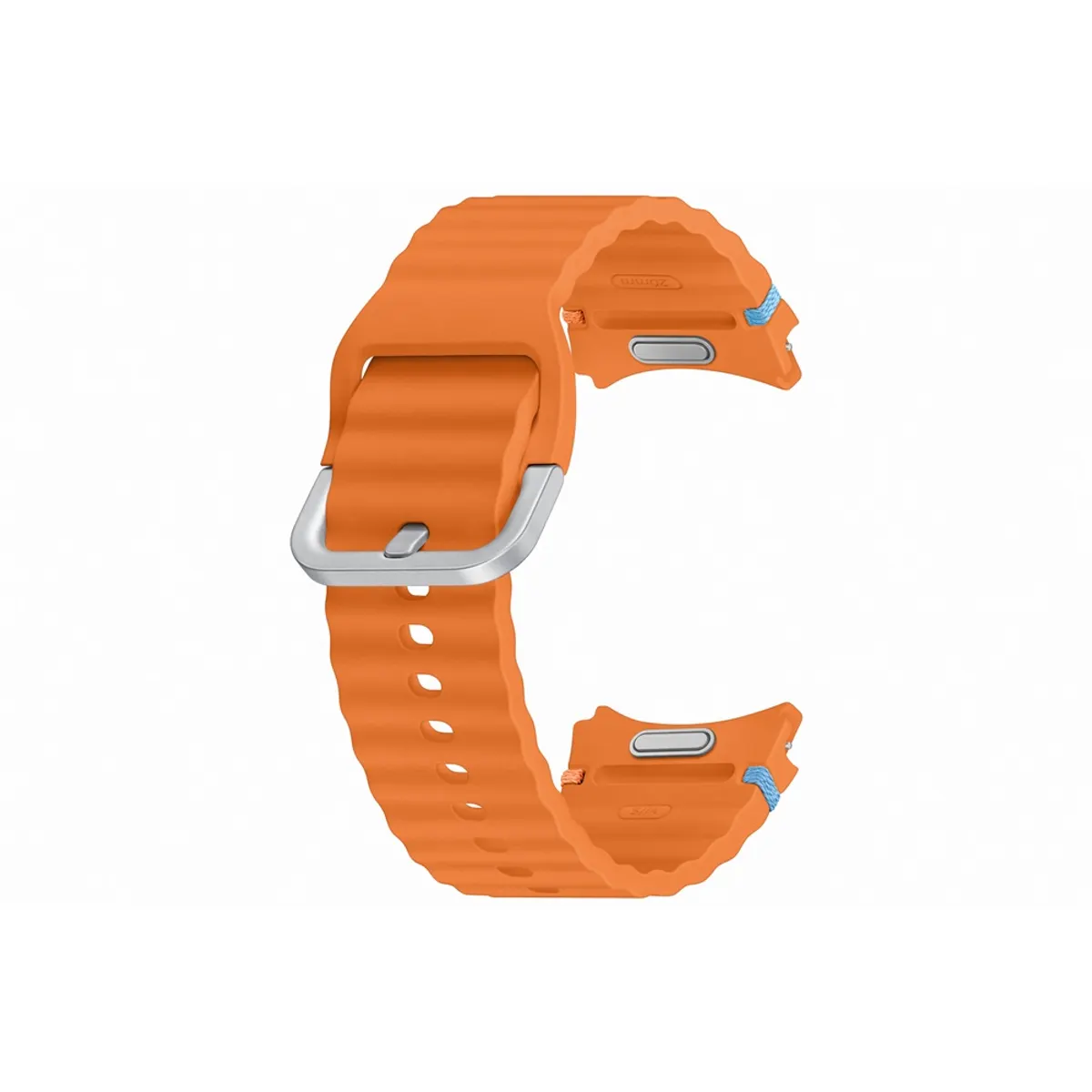 Samsung ET-SNL30SOEGEU Zenekar S/M Narancssárga Gumi Ezüst kapocs kompatibilis Galaxy Watch7/Watch6/Watch5 Pro/Watch4 Sport #1