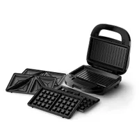 Philips HD2350/80 mini sütő gofri és grill funkció 750 W szürke, tapadásmentes bevonat, 1 szendvics, kivehető tálca, BPA-mentes #2