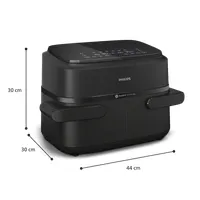 Philips NA150/00 forrólevegős sütő 7 l 200 °C led kijelző rapid air automatikus kikapcsolás #2