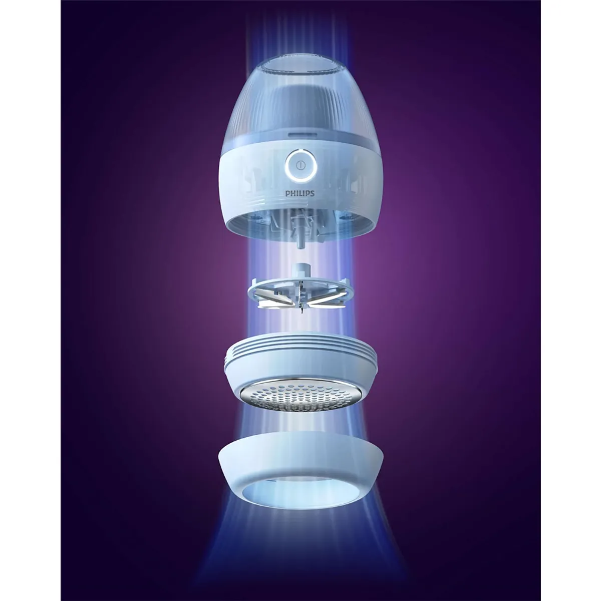 PHILIPS GCA2100/20 ruha gőzölő Áramforrás: Akkumulátor, Üzemidő: 90 perc, Szín: kék, Kivehető tartály: Van, Utazásra tervezett: Van #2