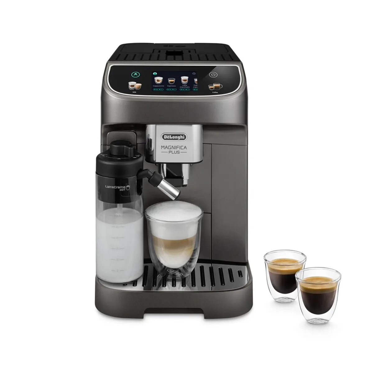 DeLonghi ECAM320.70.TB Magnifica Plus 3,5" érintőképernyő LatteCrema Hot 18 program 19 L víztartály #1