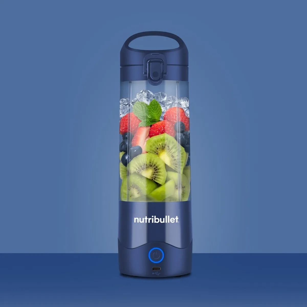 Nutribullet NBP003NBL sport turmixgép Tritán edény 0,475 L kék pulzus funkció rozsdamentes penge BPA-mentes mosogatógépben tisztítható #1