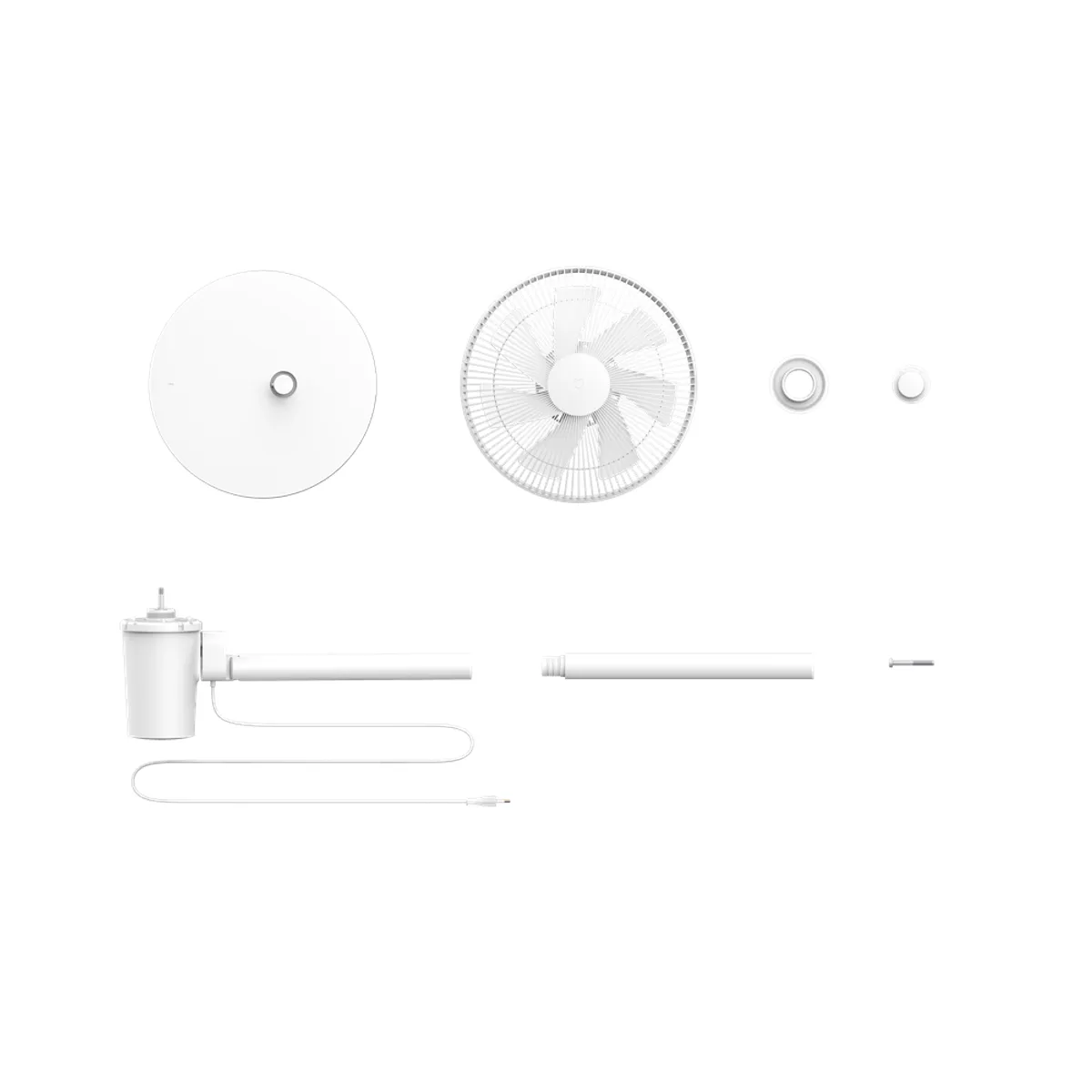 Xiaomi PYV4007GL Mi Smart Standing Fan 2 Lite padló és asztal 642-1000mm fehér 45W 220V 3 sebesség 90 fokos oszcilláció #3
