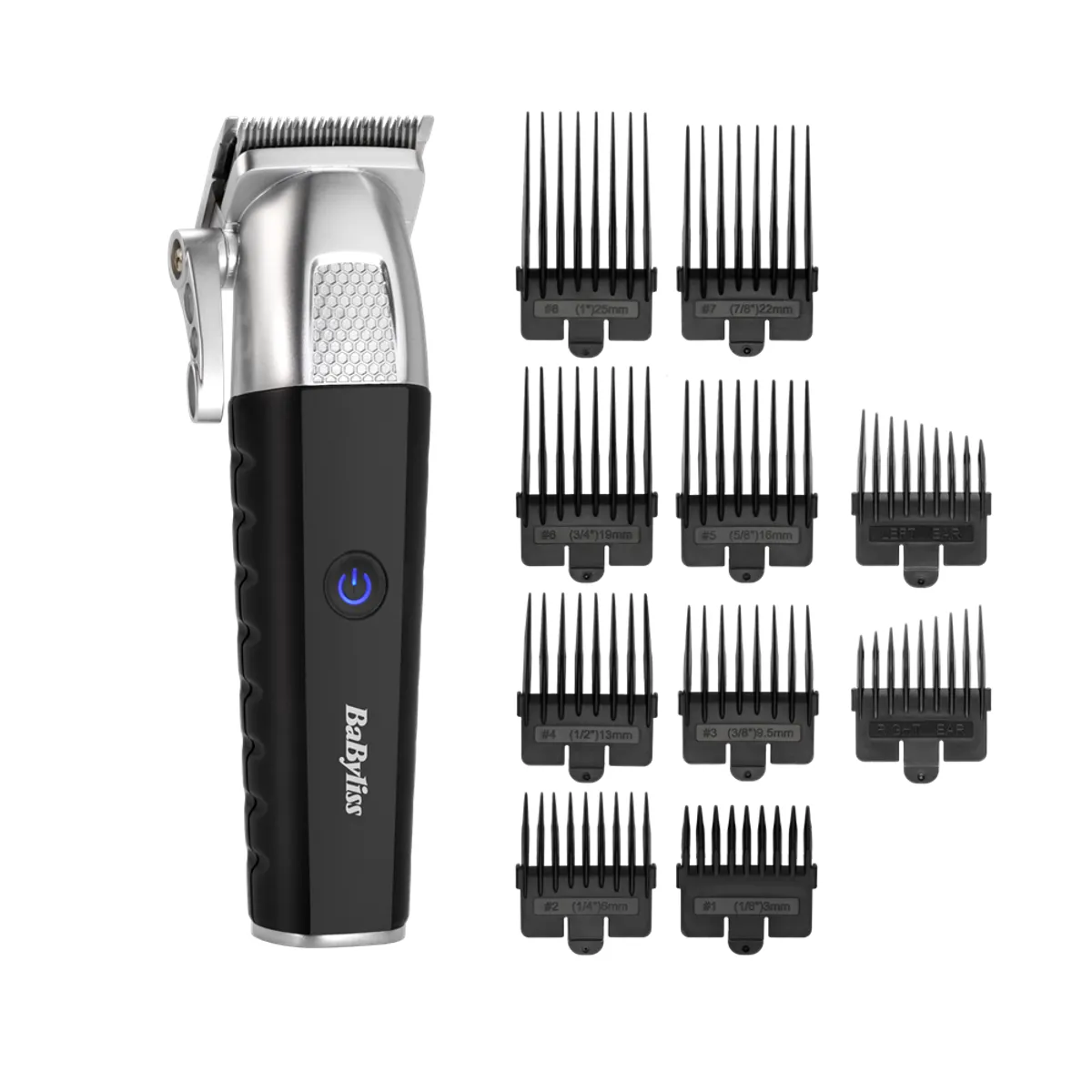 Babyliss E812E Lithium Power vezeték nélküli hajvágó 8 vezetőfésű 0,8-25 mm, precíziós pengék, 0,5 mm, finomhangoló, li-ion, gyorstöltő #2
