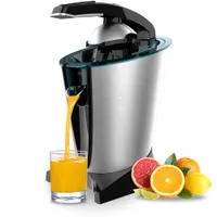 CECOTEC 03353 facsaró 600 W fekete rozsdamentes acél fedő van csepegésgátló mosogatógépben tisztítható részek 2 nyomókúp műanyag #1