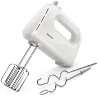 PHILIPS HR3705-00 kézi mixer 5 sebesség 300 W 1,2 m kábel rozsdamentes acél pengék, habverők, dagasztóhorgok