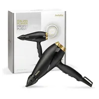 BaByliss 6704E Hajszárító 2000 W 2 hő 2 sebesség Cool shot koncentrátor fúvóka 2,8 m olasz AC motor fekete-arany #3