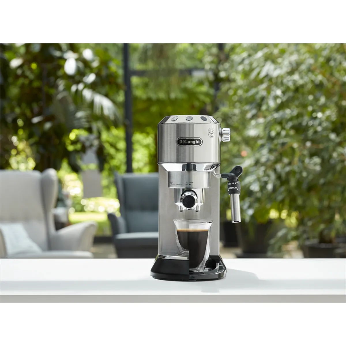 DeLonghi EC685.M Eszpresszó kávéfőző gép félautomata 15 bar tejhabosító rozsdamentes acél 1,1 L #7