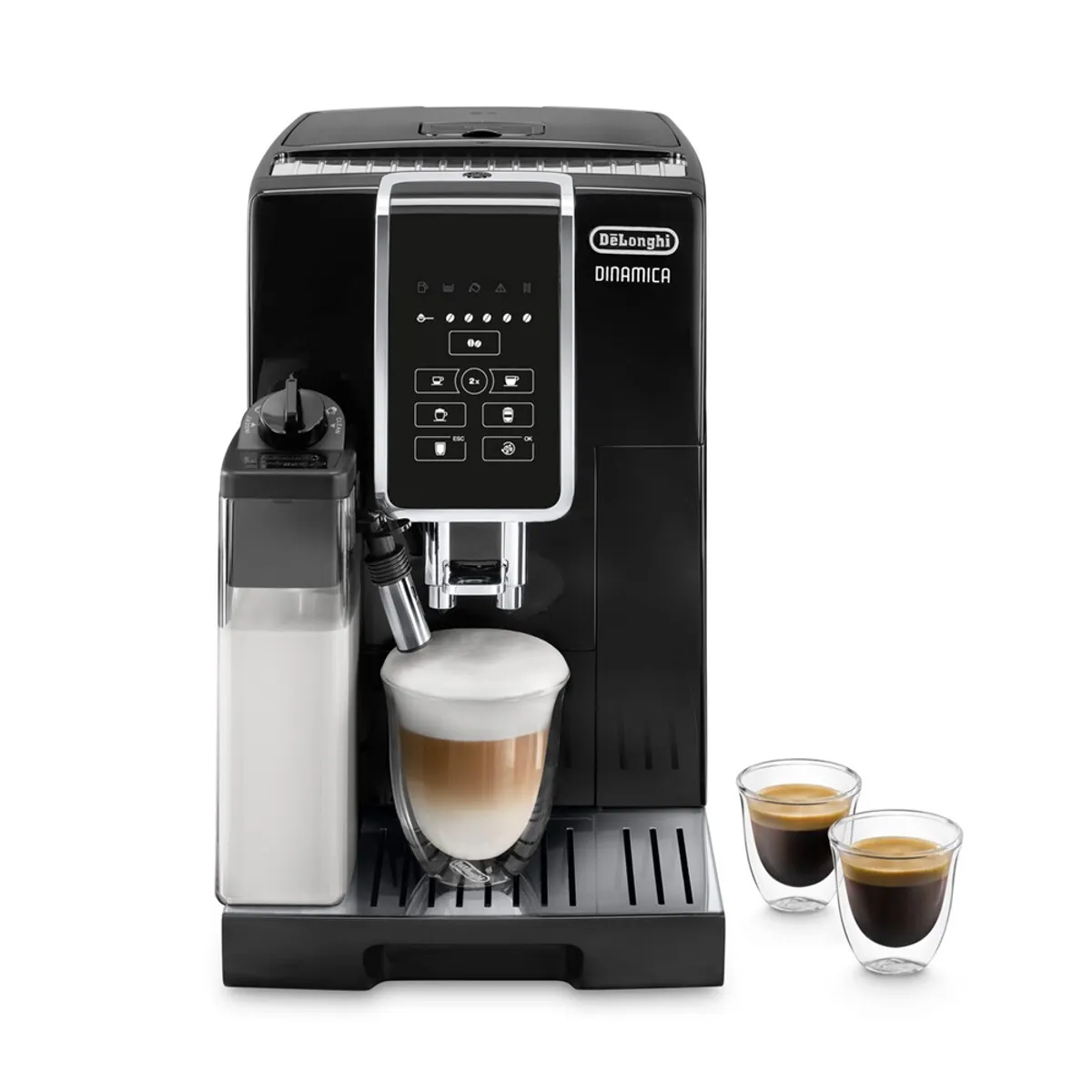 DeLonghi ECAM350.50.B automata kávéfőző beépített darálógép beépített tejhabosító víztartály 1,8 L cappuccino készítés espresso készítés 15 bar #1