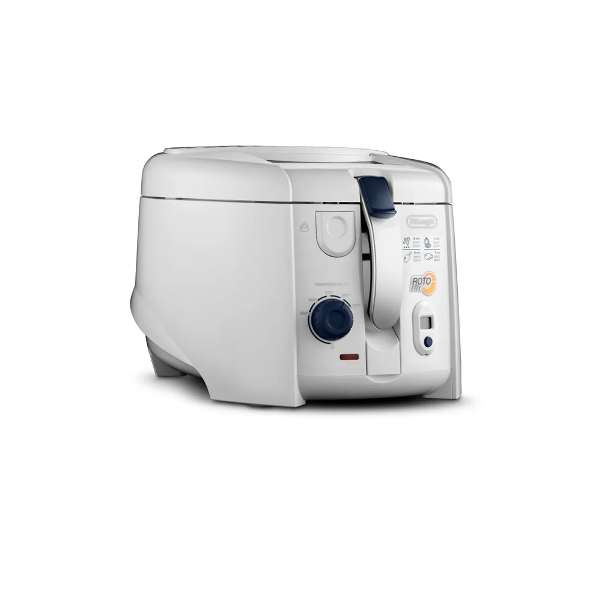 DeLonghi F28533.W olajsütő 1800 W 1,3 l olajtartalom, digitális időzítő, állítható hőfok, nem tapadós bevonat, kivehető szűrő, fehér #2