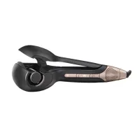 BaByliss C1900E hajsütővas fekete 3 hőfok 180-230 °C kerámia fűtés LED kijelző forgó vezeték 2,5 m automatikus kikapcsolás bal és jobb forgás