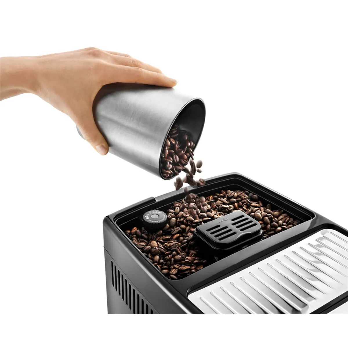 DeLonghi ECAM350.50.B automata kávéfőző beépített darálógép beépített tejhabosító víztartály 1,8 L cappuccino készítés espresso készítés 15 bar #3