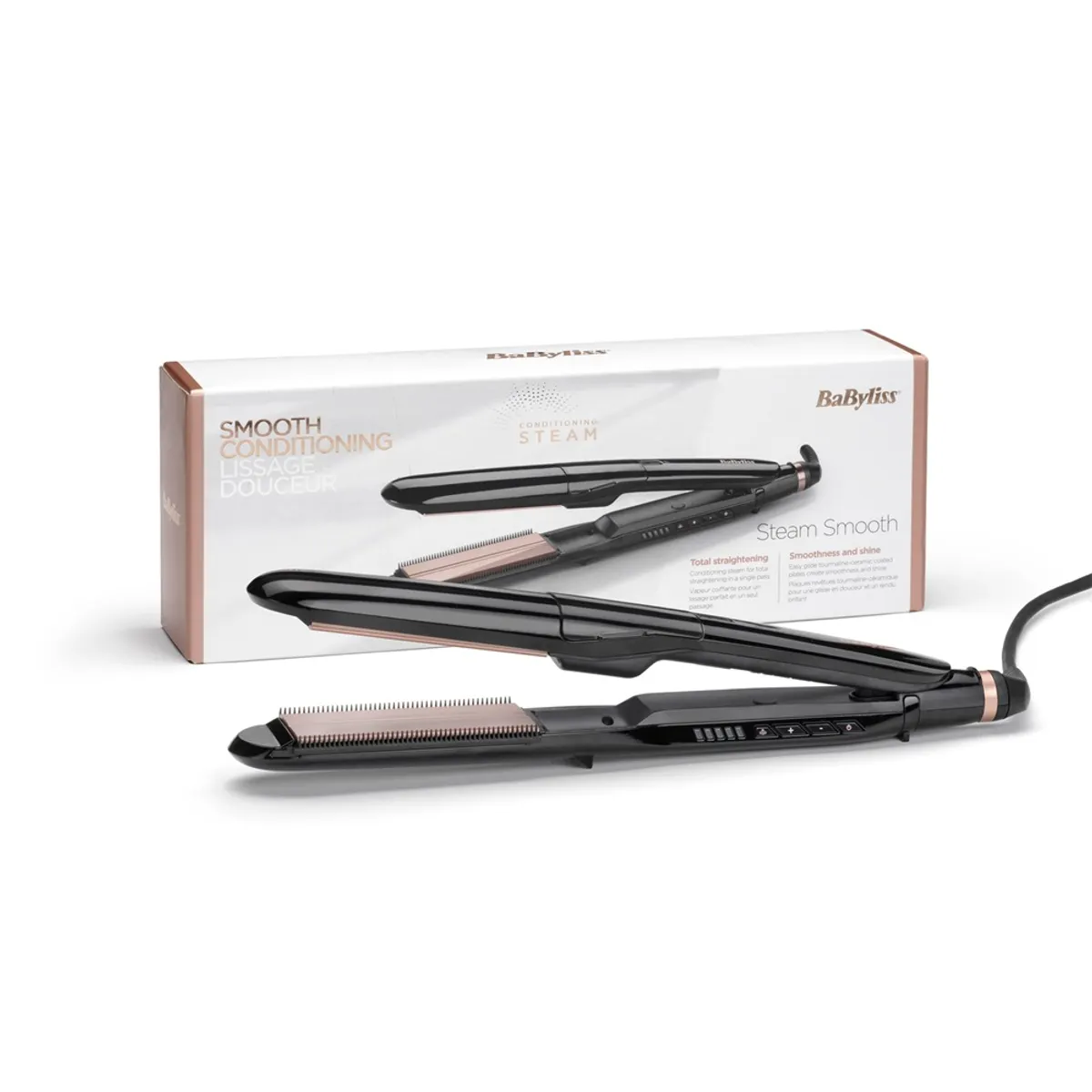 BaByliss ST493E Steam smooth gőzölős kerámialapos 39 mm, 150-230°C, 5 fokozat, automatikus kikapcsolás #3