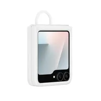 Samsung EF-PF741TWEGWW Fehér szilikon tok Galaxy Z Flip7 FE, Z Flip6 kompatibilitás