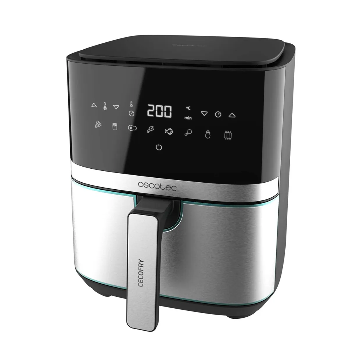 CECOTEC 03317 forrólevegős sütő 5,5 L, 1700 W, 8 program, 200 °C max, érintős kijelző, 60 perc időzítő #4