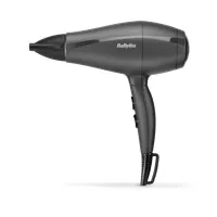 BaByliss 5910E hajszárító 2000 W DC motor 2 fokozat 3 hőfok Cool Shot koncentrátor diffúzor 2,2 m fekete Olaszország