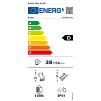 Xiaomi MZB0IO1EU Redmi Note 14 5G 6.67" kijelző 8 GB RAM 256 GB memória 108 MP kamera levendula-lila hibrid Dual SIM #8