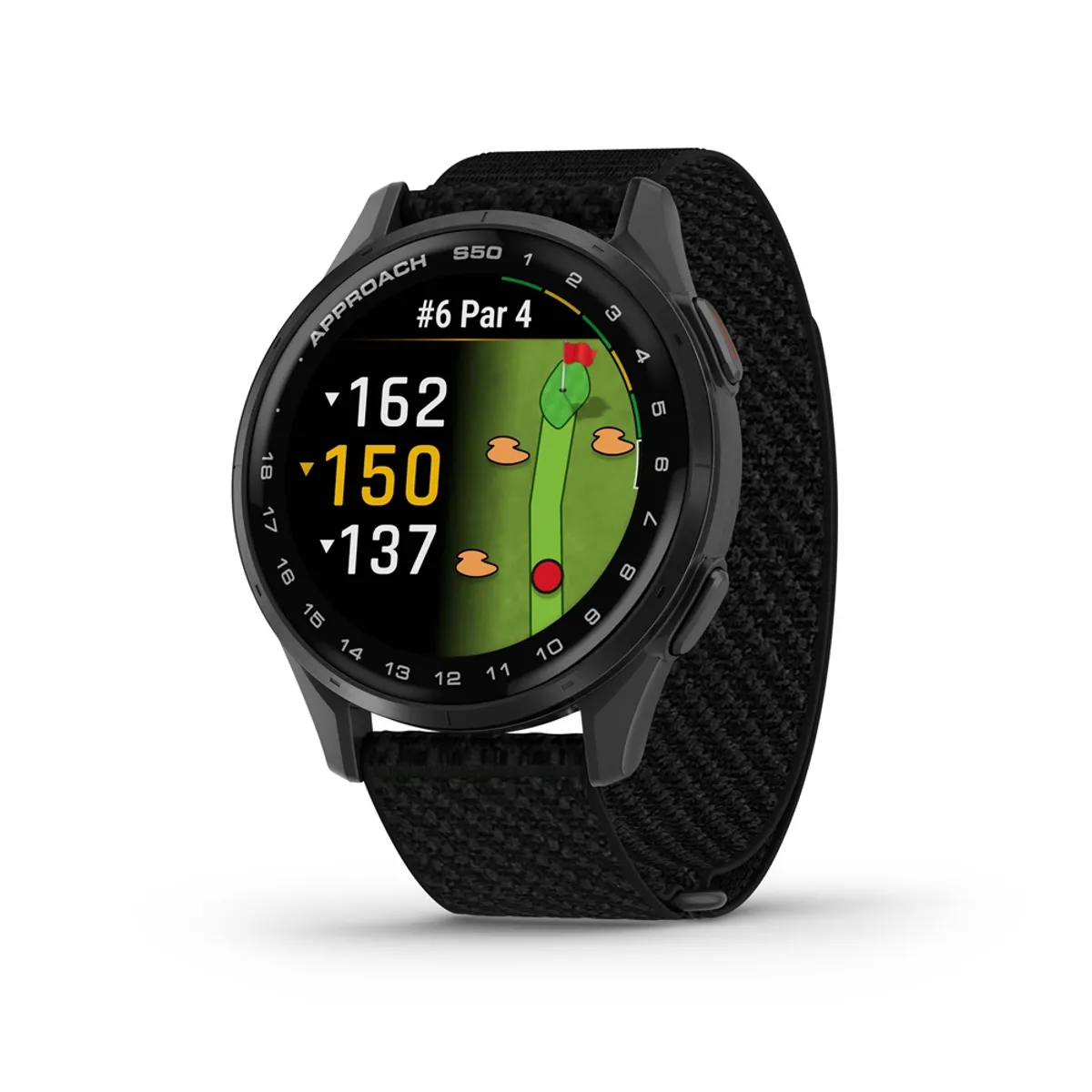 Garmin 010-03010-00 Approach S50 szürke fekete 1.2" AMOLED kijelző GPS golfóra 43 000 pályák #2