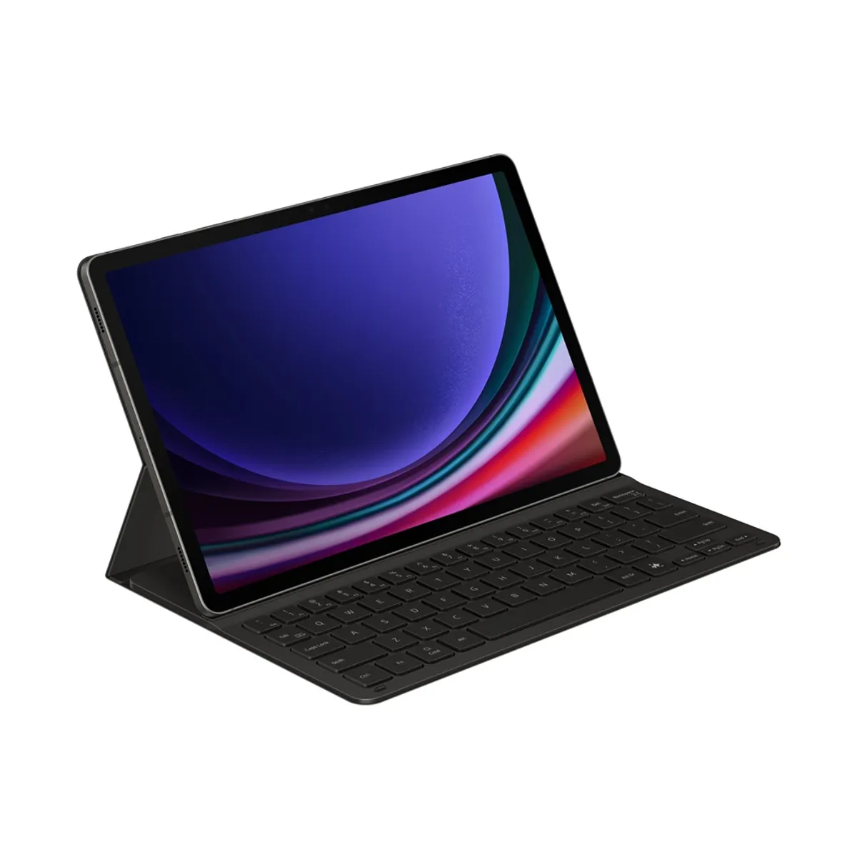 Samsung EF-DX720BBEGGB oldalt nyíló billentyűzettok kompat Galaxy Tab S9, S9 FE, S10 FE, S10 Lite, 65 billentyű, érintőpad, Pogo Pin, fedőlap, fekete, 11" #8