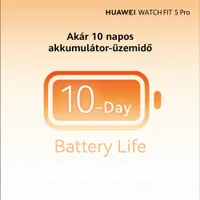 Huawei 55020HRW Watch Fit 5 Pro narancssárga nejlon szíj #7