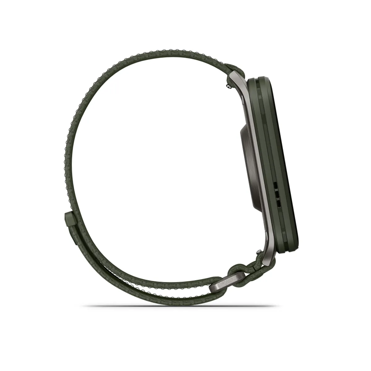 Garmin 010-02980-03 Venu X1 Titanium ComfortFit nylon szíj mohazöld #7