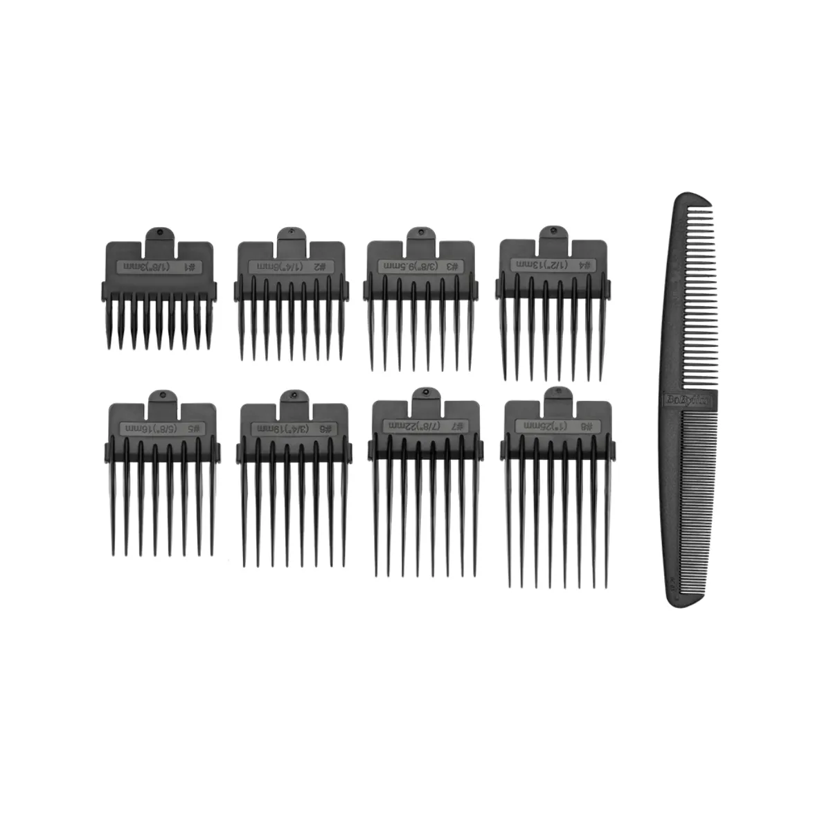 BaByliss E695E hajvágó-trimmelő kék 45 mm rozsdamentes acél penge 3-25 mm 8 hosszfokozat 5 magasság 8 vezetőfésű szakáll kiegészítő olaj #5