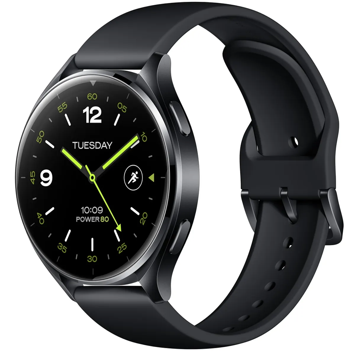 XIAOMI BHR8035GL okosóra Wear OS Qualcomm W5 Gen 1 AMOLED 1.43" kör 46 mm alumínium tok fekete TPU szíj NFC GPS Wi-Fi Bluetooth pulzus véroxigén vérnyomás #2
