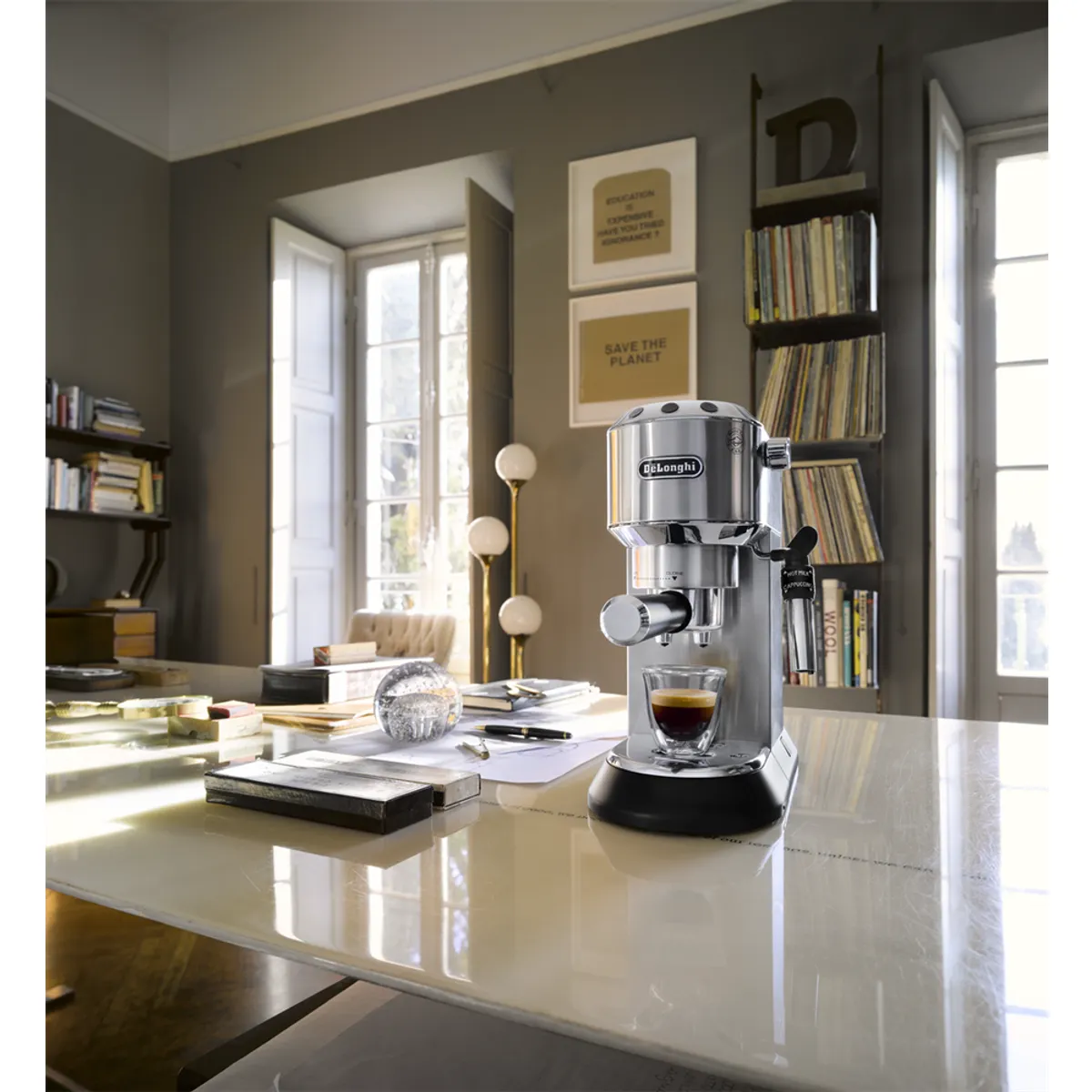 DeLonghi EC685.M Eszpresszó kávéfőző gép félautomata 15 bar tejhabosító rozsdamentes acél 1,1 L #8