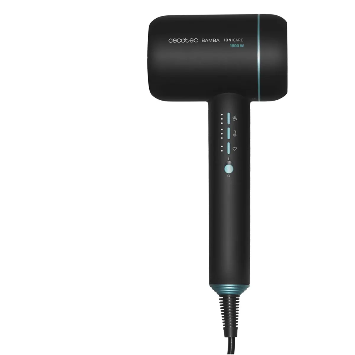 CECOTEC 04227 hajszárító 1800 W fekete 6 sebességfokozat 6 hőfok ionos diffúzor koncentrátor #2