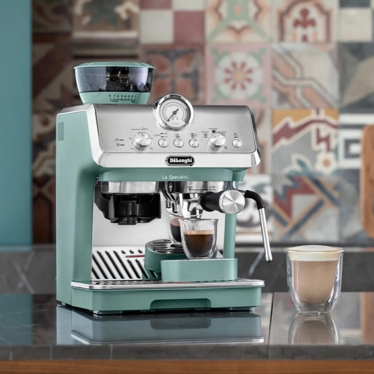 DeLonghi EC9155.GR La Specialista Arte 15 őrlési fokozat 3 lefőzési hőmérséklet MyLatte Art gőzkar #6
