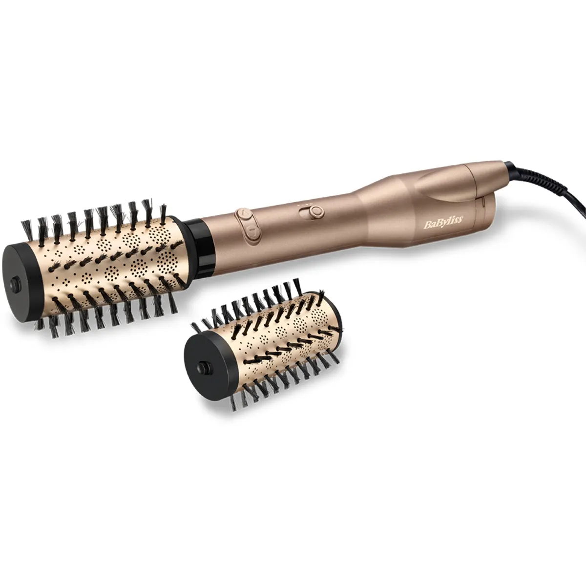 BaByliss AS952E forrólevegős hajkefe kerámia bevonat 51 mm hengerátmérő 2 hőfok 360 fokban elforgatható alapzat 2 kefefej 2,5 m vezeték #2