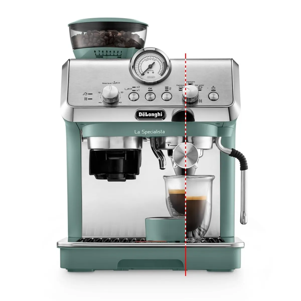 DeLonghi EC9155.GR La Specialista Arte 15 őrlési fokozat 3 lefőzési hőmérséklet MyLatte Art gőzkar #1