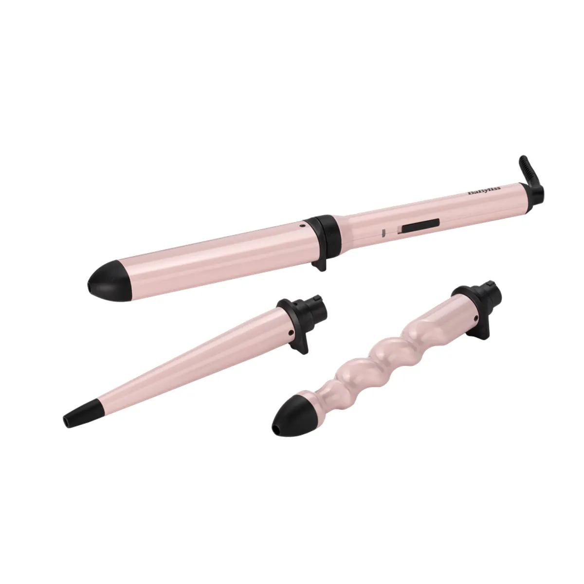 BaByliss MS750E kúpos kerámia bevonatú hajsütővas 210 °C 2 fokozat LED kijelző 360° forgatható alapzat 2,5 m kábel automatikus kikapcsolás 72 perc #2