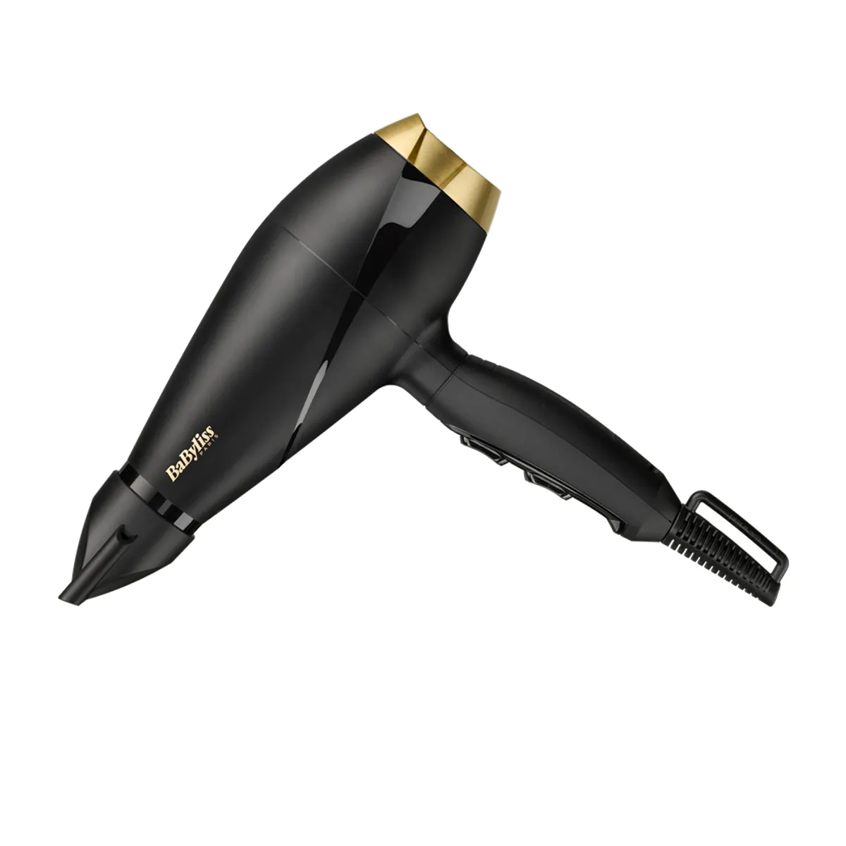 BaByliss 6704E Hajszárító 2000 W 2 hő 2 sebesség Cool shot koncentrátor fúvóka 2,8 m olasz AC motor fekete-arany #2