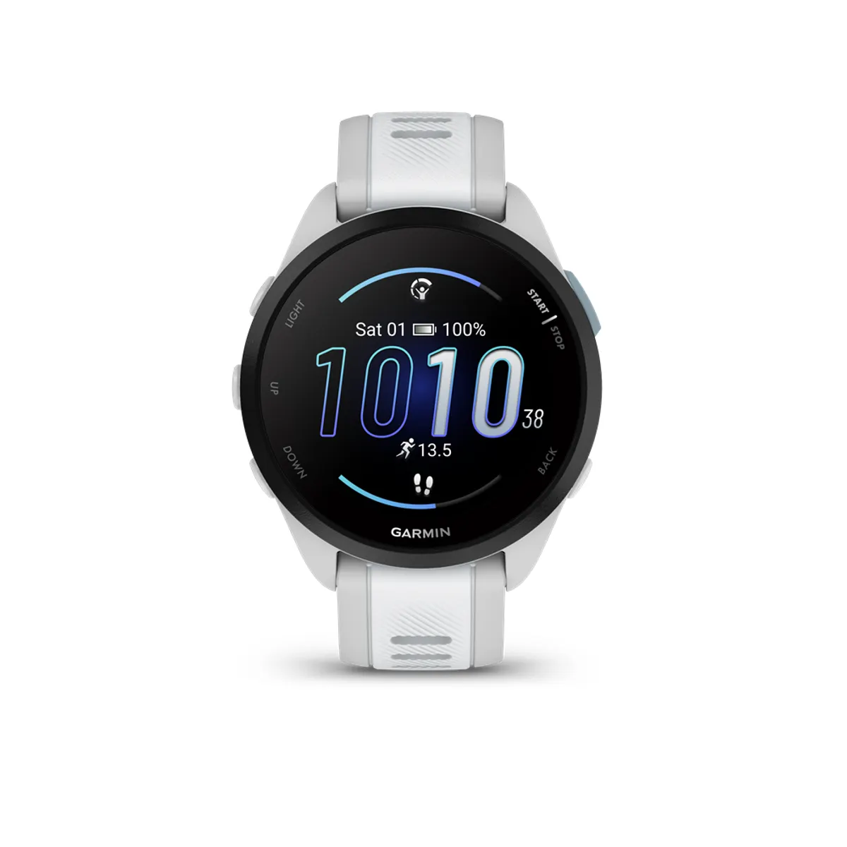 Garmin 010-02863-21 Okosóra 1,2" AMOLED GPS Galileo beépített akkumulátor vízálló 5 ATM fehér szíj #1
