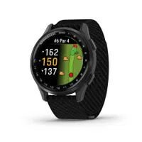 Garmin 010-03010-00 Approach S50 szürke fekete 1.2" AMOLED kijelző GPS golfóra 43 000 pályák #2