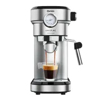 CECOTEC 01584 eszpresszó kávéfőző, félautomata, 20 bar, tejhabosító, 2 csésze, 1,2 L víztartály, rozsdamentes acél #1