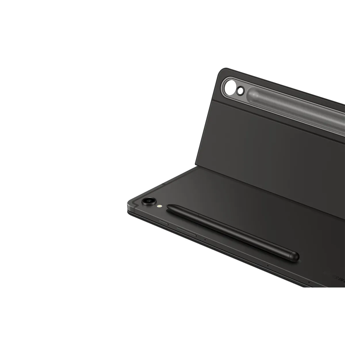 Samsung EF-DX720BBEGGB oldalt nyíló billentyűzettok kompat Galaxy Tab S9, S9 FE, S10 FE, S10 Lite, 65 billentyű, érintőpad, Pogo Pin, fedőlap, fekete, 11" #5