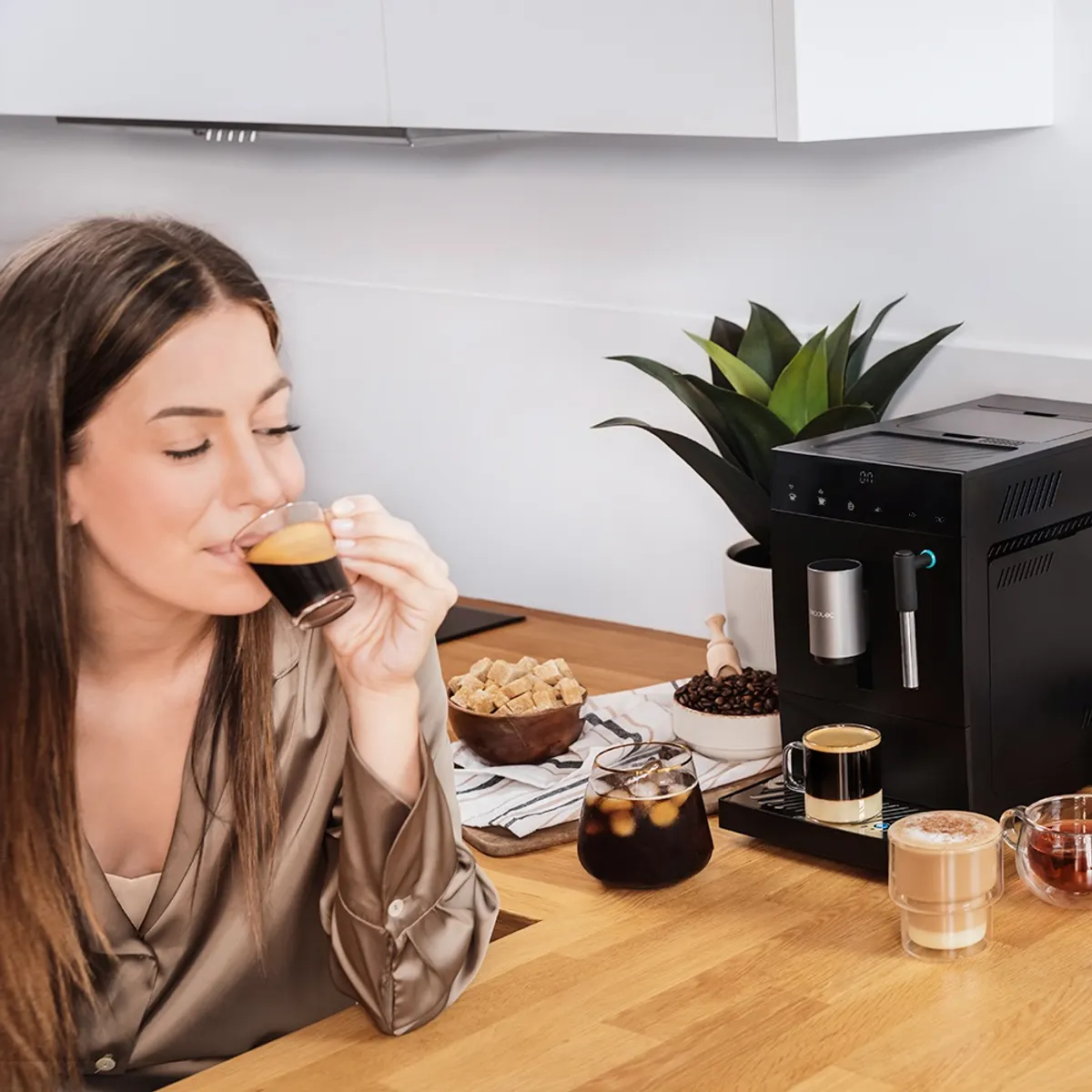 CECOTEC 01637 Eszpresszó automata beépített daráló 19 bar 1,2 L fekete #7