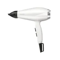 BaByliss 6704WE hajszárító 2000 W 2 sebesség 3 hőfok Cool shot akasztó kivehető szűrő koncentrátor 6 mm vezeték hossza 2,8 m fekete-fehér
