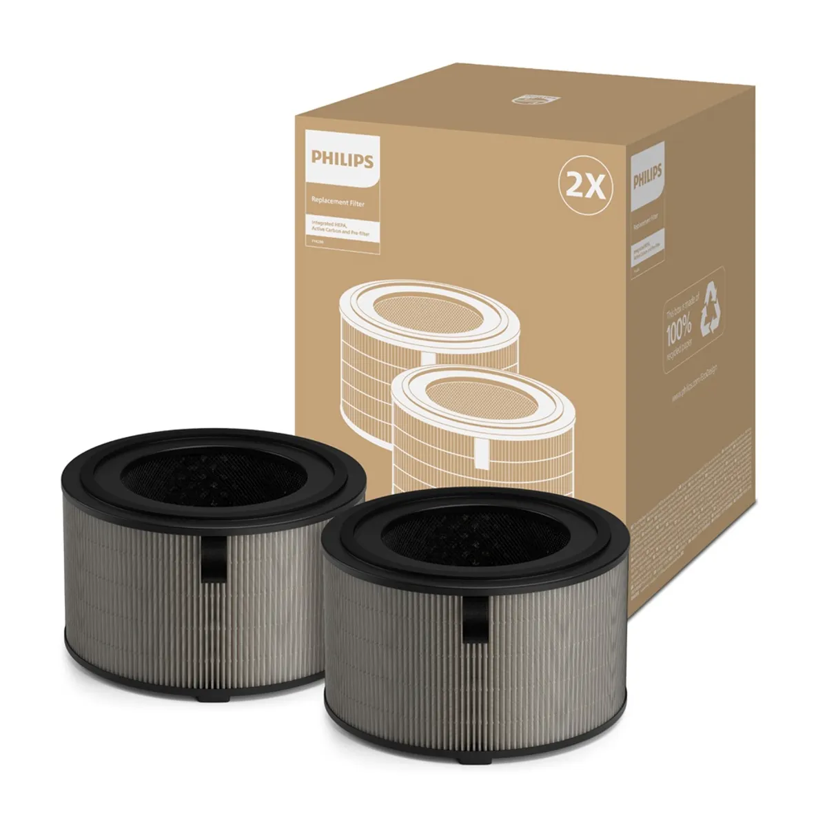 PHILIPS FY4200/30 HEPA NanoProtect előszűrő aktív szén 2 db AC4220 AC4221 99,97 százalék 12 hónap #3