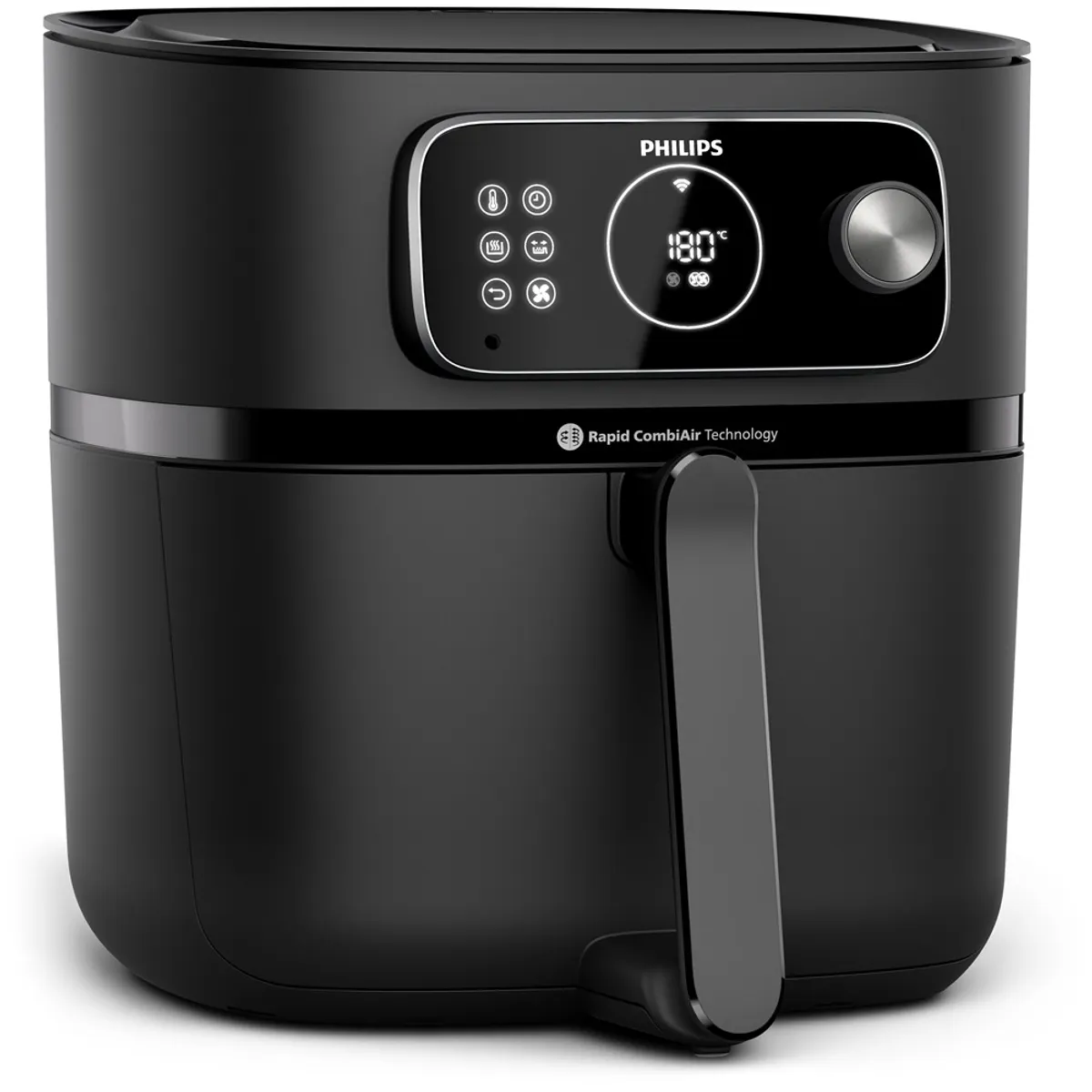 PHILIPS HD9876-90 Forrólevegős sütő 8,3 L, 200 °C, 22 program, Rapid Air, LED kijelző #1