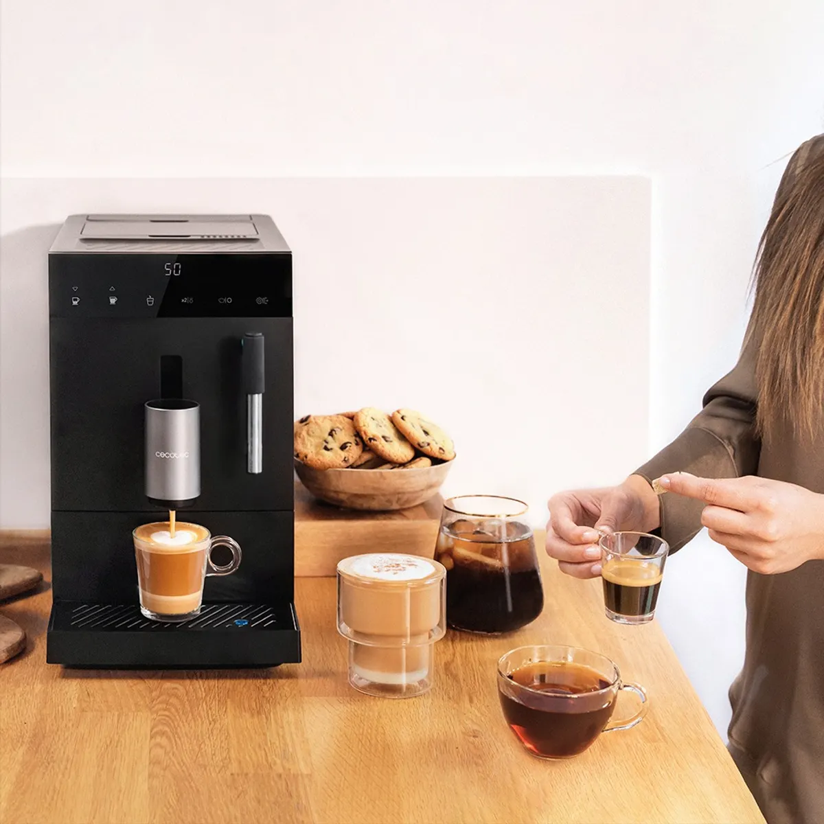 CECOTEC 01637 Eszpresszó automata beépített daráló 19 bar 1,2 L fekete #10