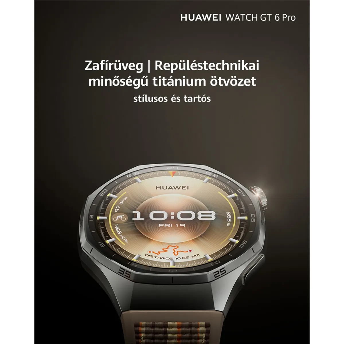 HUAWEI 55020FTU Watch GT6 Pro 46mm fekete #6