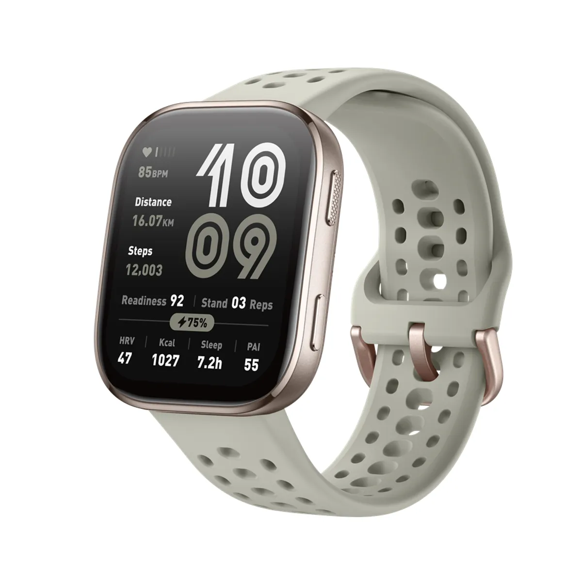 Amazfit W2435EU4N Bip 6 okosóra 1,97" amoled kijelző kőszürke 5 atm #2