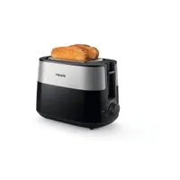 PHILIPS HD2516/90 kenyérpirító 2-szeletes fém ház szürke 8 fokozat olvasztó funkció újramelegítő morzsatálca