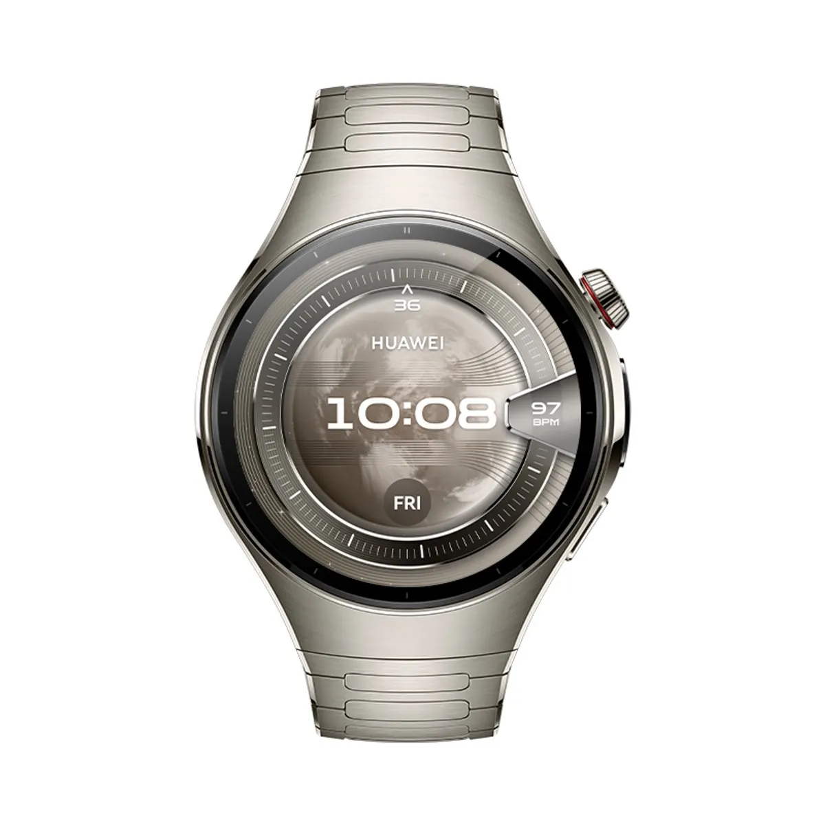 Huawei 55020EVW Watch 5 46mm titánium EKG és PPG X-TAP #1