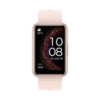 Huawei 55020BEF okosóra 1,64" AMOLED Bluetooth 5.2 GPS LiteOS rózsaszín szilikon 21 mm egytűs csat vízálló 5 alvásfigyelés pulzusmérő mágneses töltő #1
