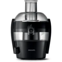 Philips HR1832-00 facsaró fekete 500 W rozsdamentes penge 0,5 L gyümölcslé tartály 0,8 m vezeték LED kijelző csúszásgátló lábak biztonsági rögzítés