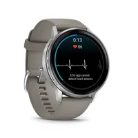 Garmin 010-03014-01 Venu 4 1.4" AMOLED 454x454 GPS Wi-Fi szilikon szürke ezüst #4
